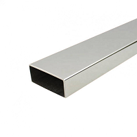 Труба нержавеющая прямоугольная 20х10х1.5 мм AISI 304 (08Х18Н10) шлифованная EN 10219-2 купить Севастополь