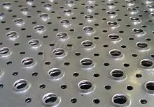 Алюминиевый настил просечно-профилированный 1000х200х40х1.5  Круглый купить Севастополь