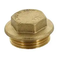 Заглушка латунная ДУ 20 ВР купить Севастополь